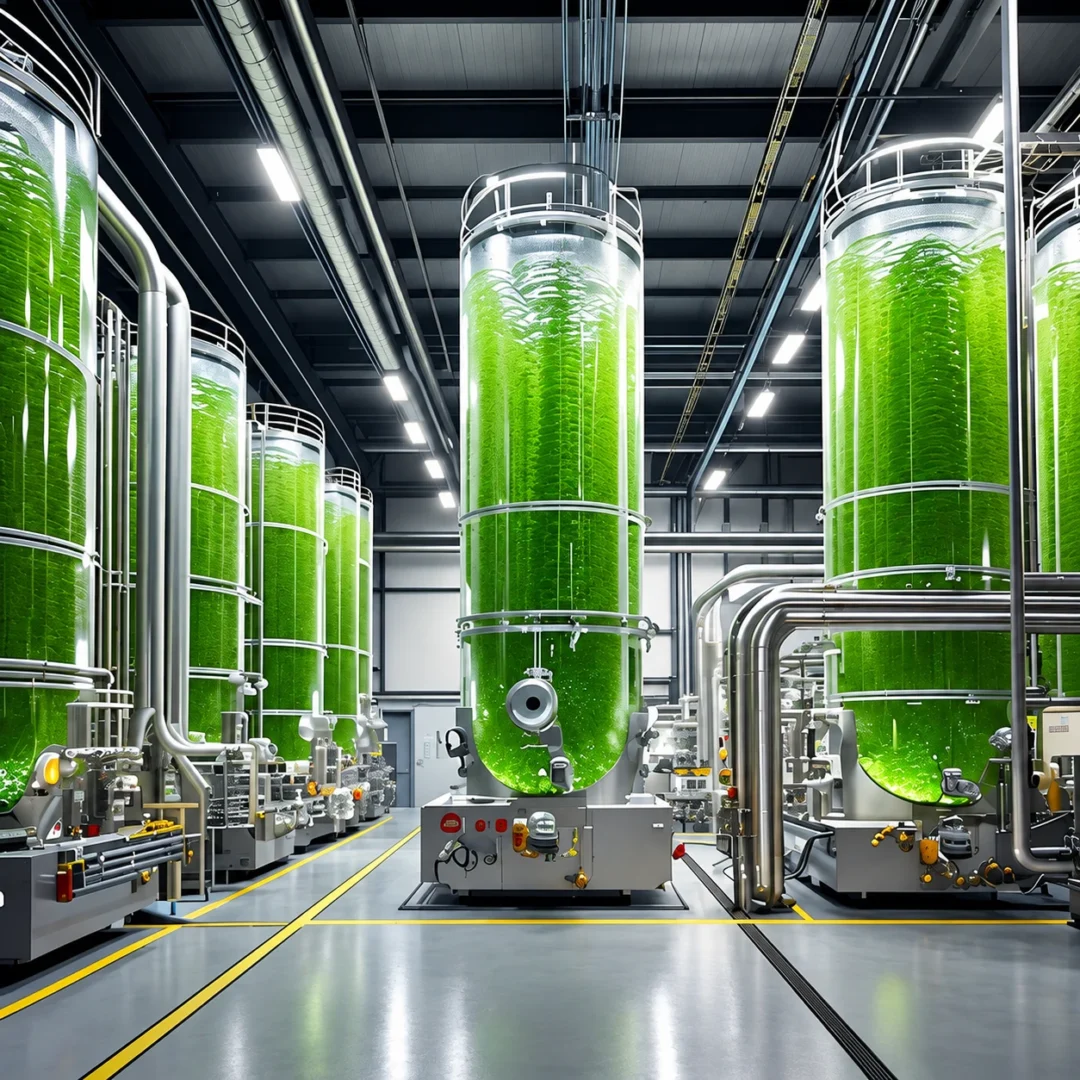 CO2 Capture To Convert Into Algae Protein By Vertical Photo Bioreactor